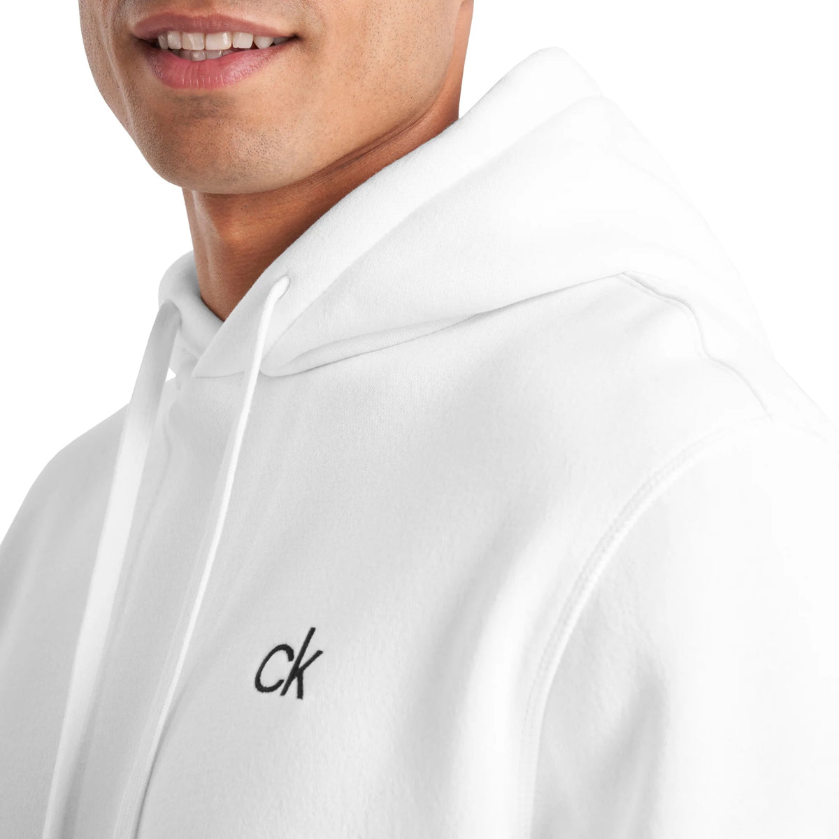 Calvin Klein Golf Mens Planet Hoodie White