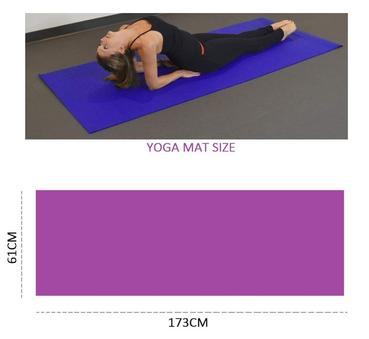 Contest Yoga Mat 6mm Royal Blue