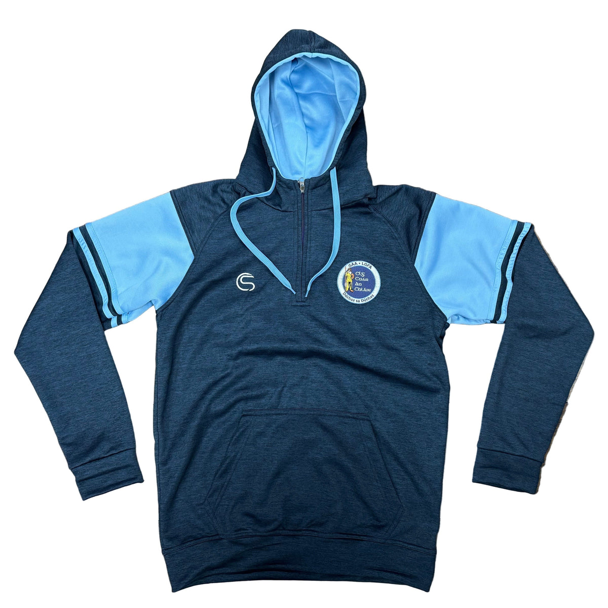 CS Cooraclare GAA Half Zip Hoody Navy Sky