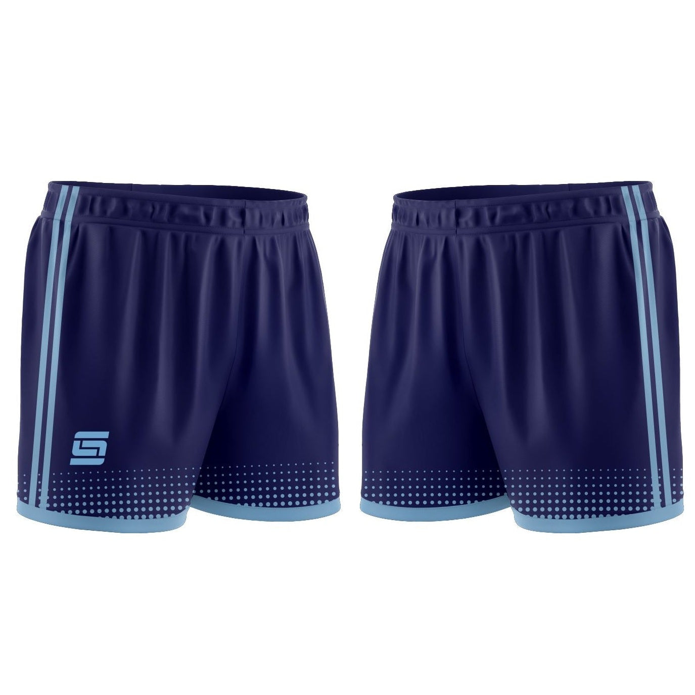 CS Club Training Shorts Navy Sky