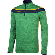 O'Neills Slaney 3 Stripe Half Zip (Melange Green Navy Amber)