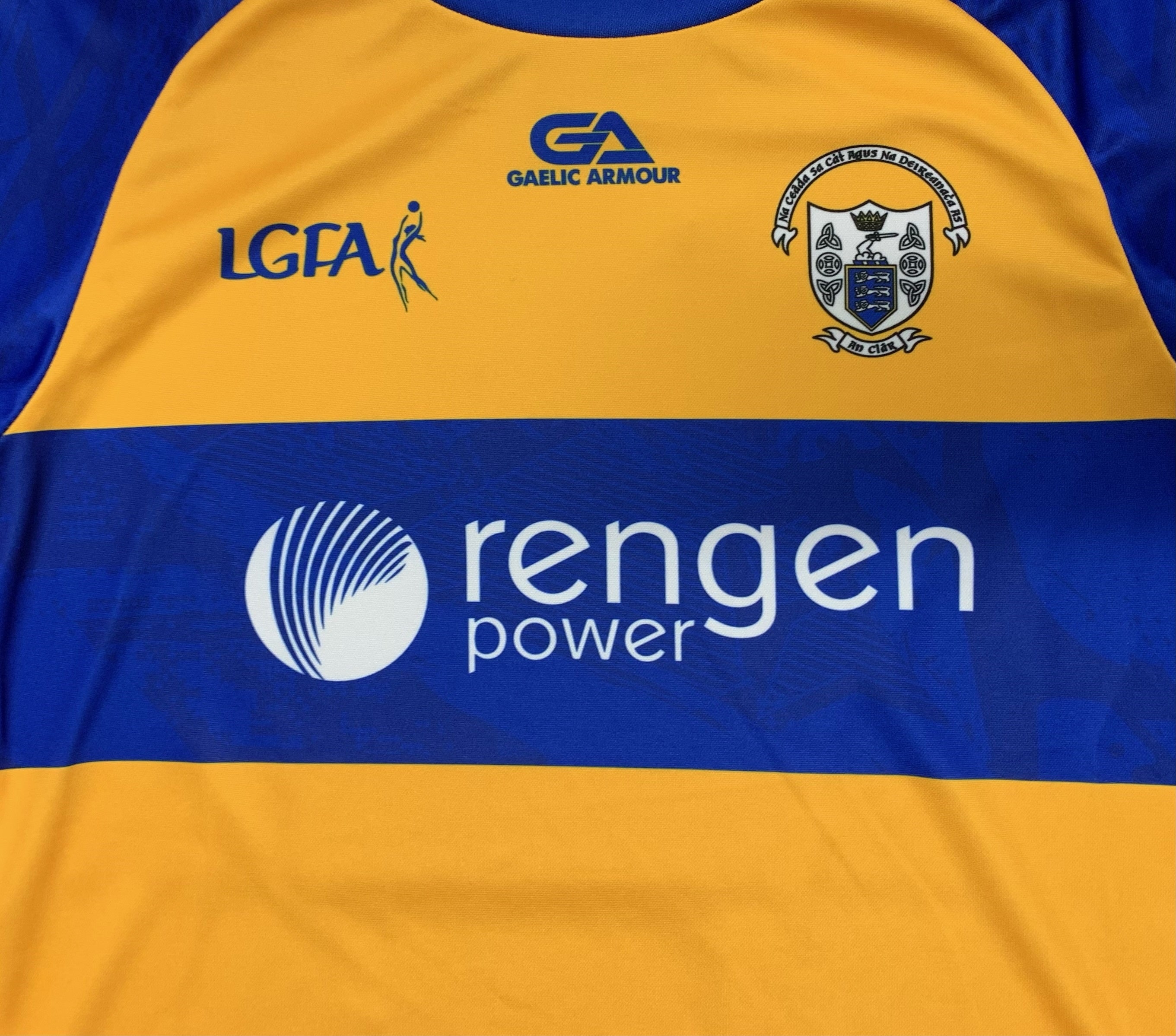 Gaelic Armour Clare LGFA Home Jersey