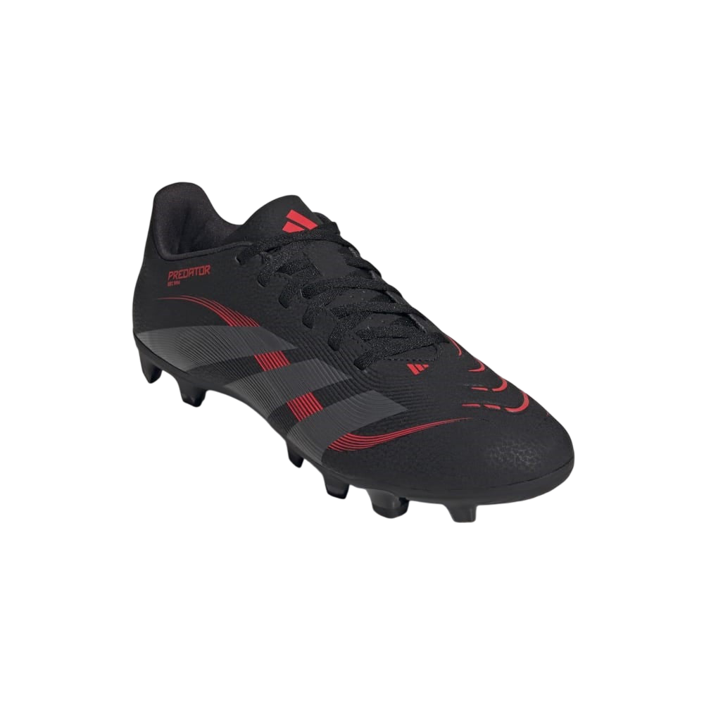 Adidas Predator Club Firm Ground Adults Football Boots Black Red