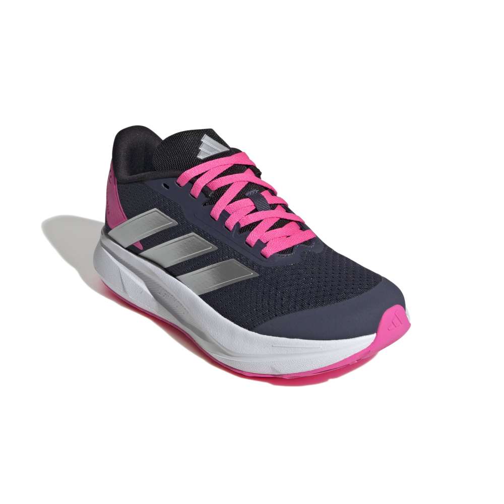 Adidas Duramo Kids Running Shoes Navy Silver Pink