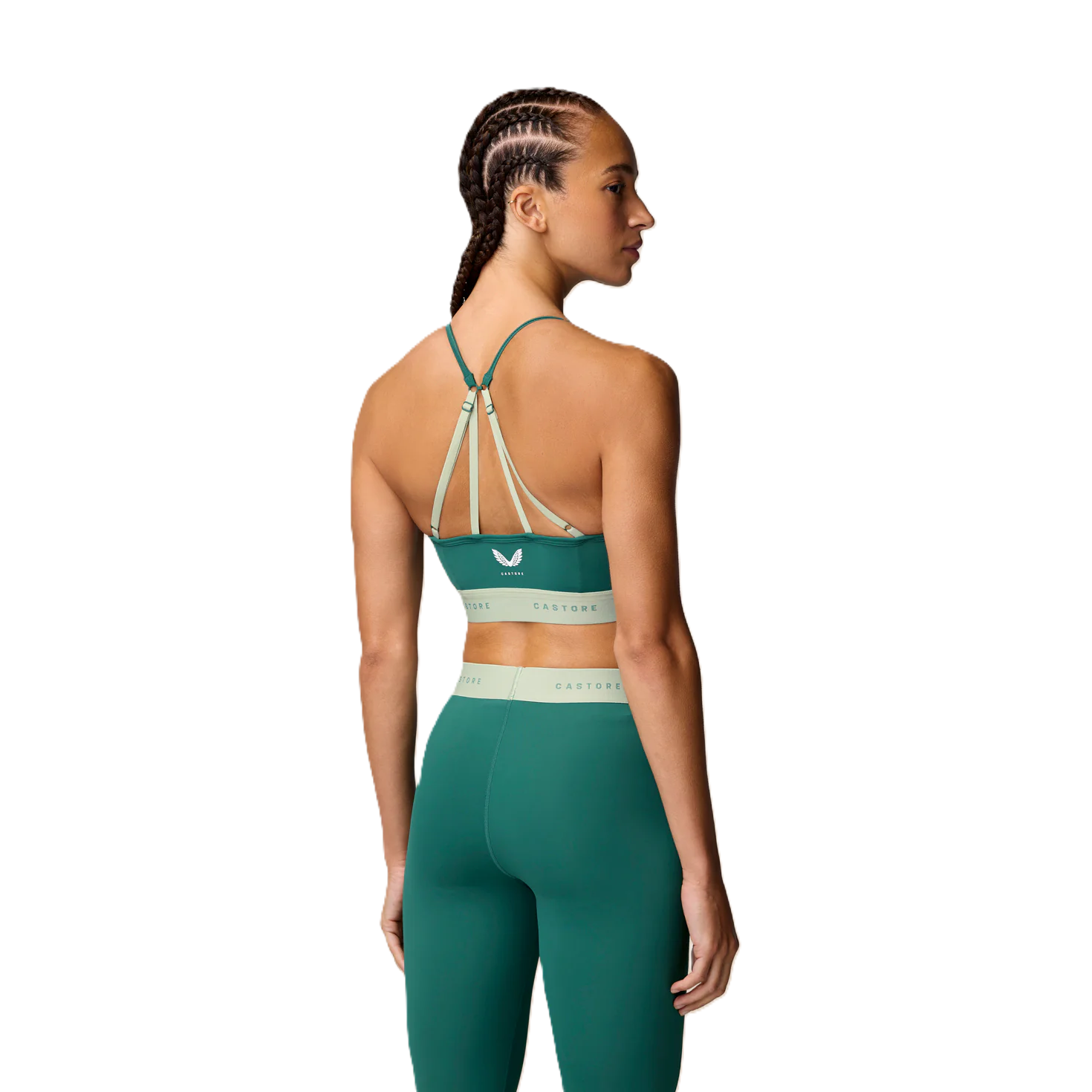 Castore Womens Low Impact Sports Bra Seafoam Sage