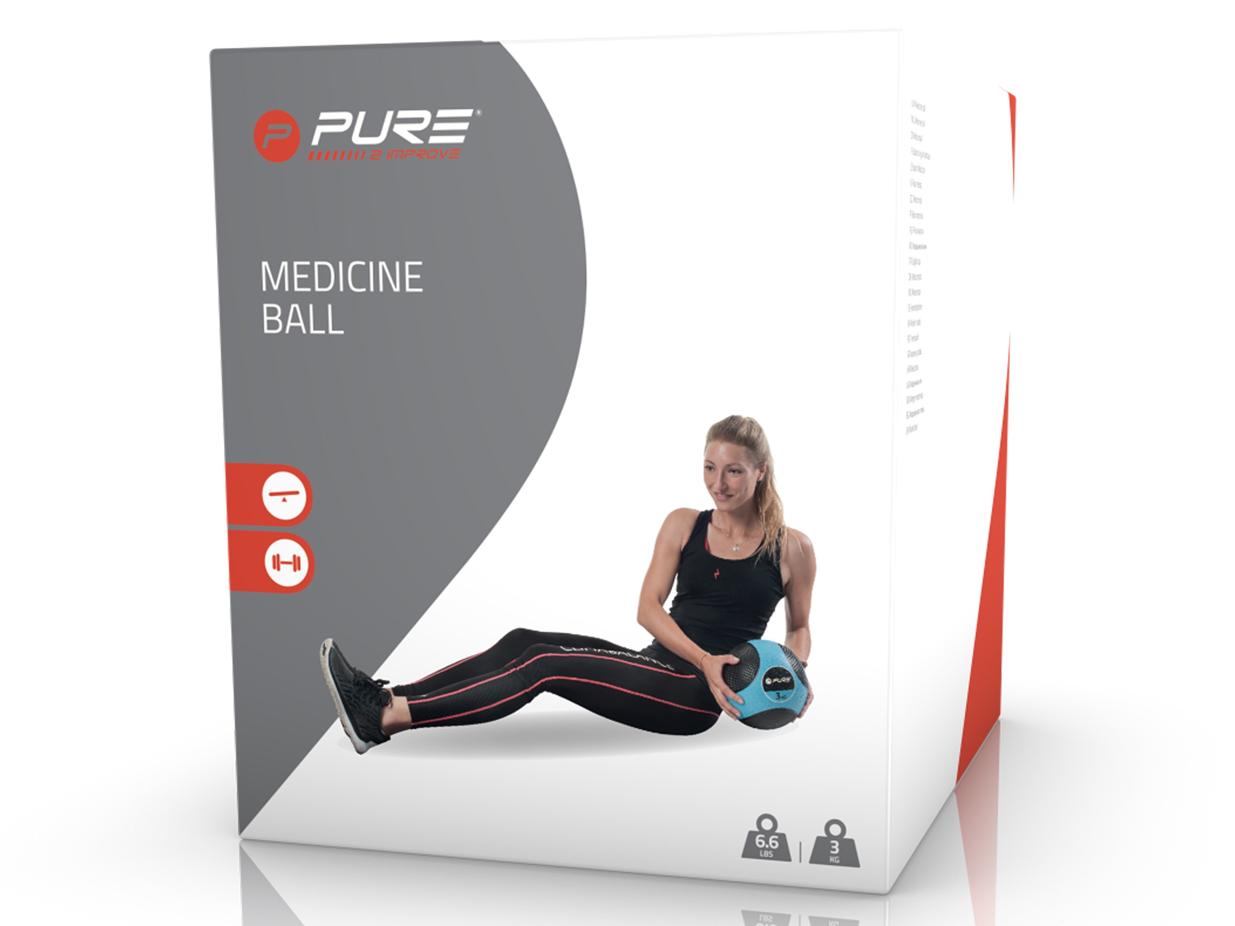 Pure2Improve P2I Medicine ball 3kg