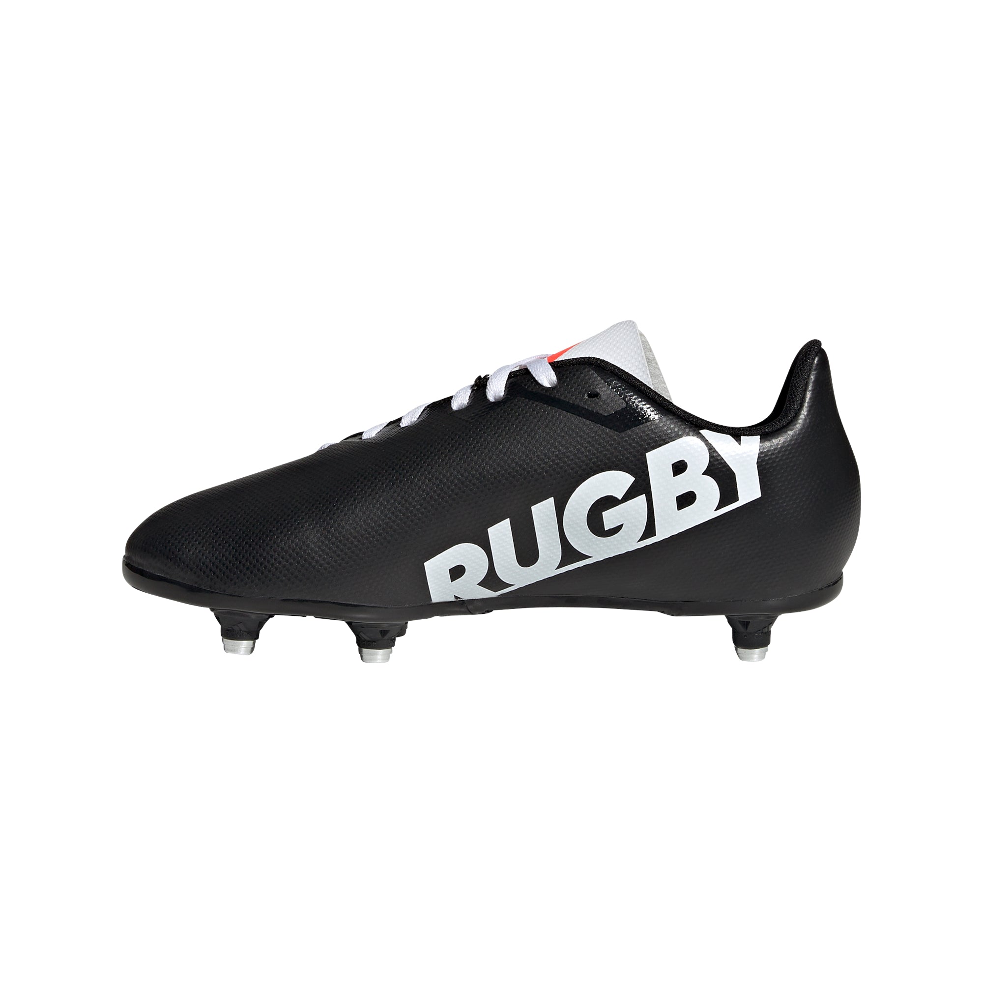 Adidas Rugby Junior Soft Ground (Black White)