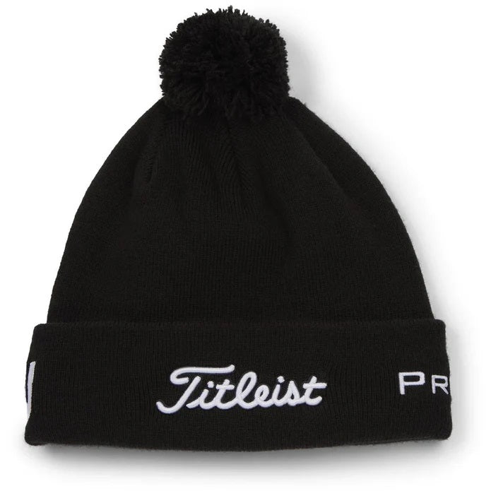 Titleist Tour Pom Pom Golf Beanie Hat