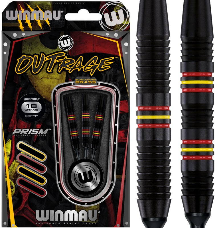 Winmau Outrage Brass Darts