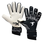 Precision Junior Fusion X Pro Lite Giga Goalkeeper Gloves Black