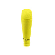 Precision Plain Pro Footless Sleeve Socks Yellow