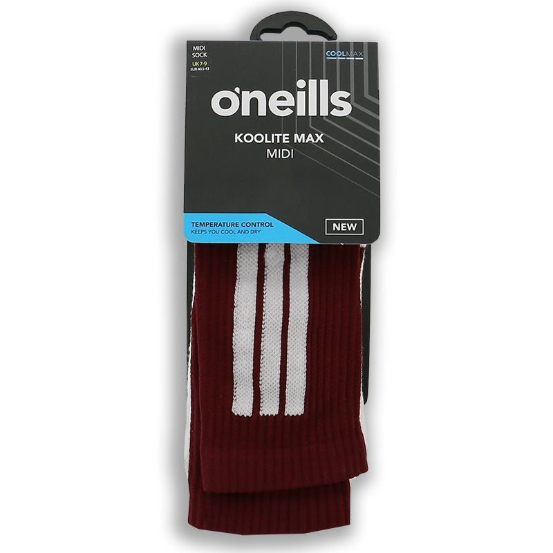 O'Neills Koolite Max Midi Maroon White