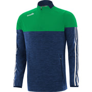 O'Neills Osprey Brushed Half Zip (Navy Melange Green White)