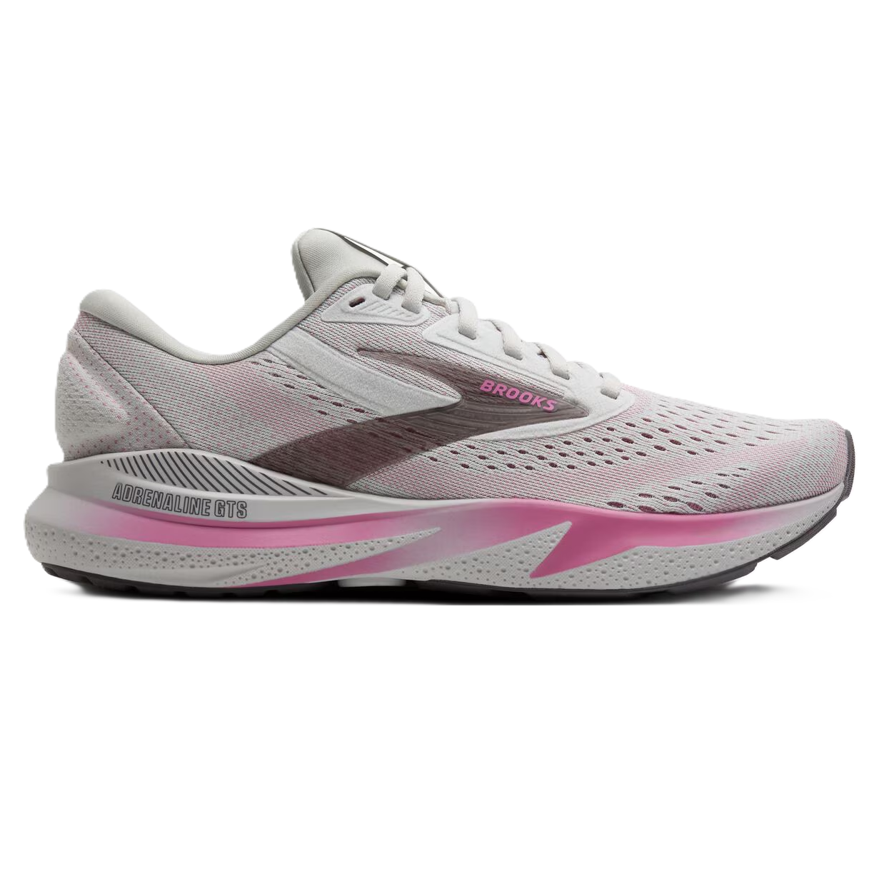 Brooks Adrenaline GTS 24 Women' Running Shoes Oyster Excalibur Pink