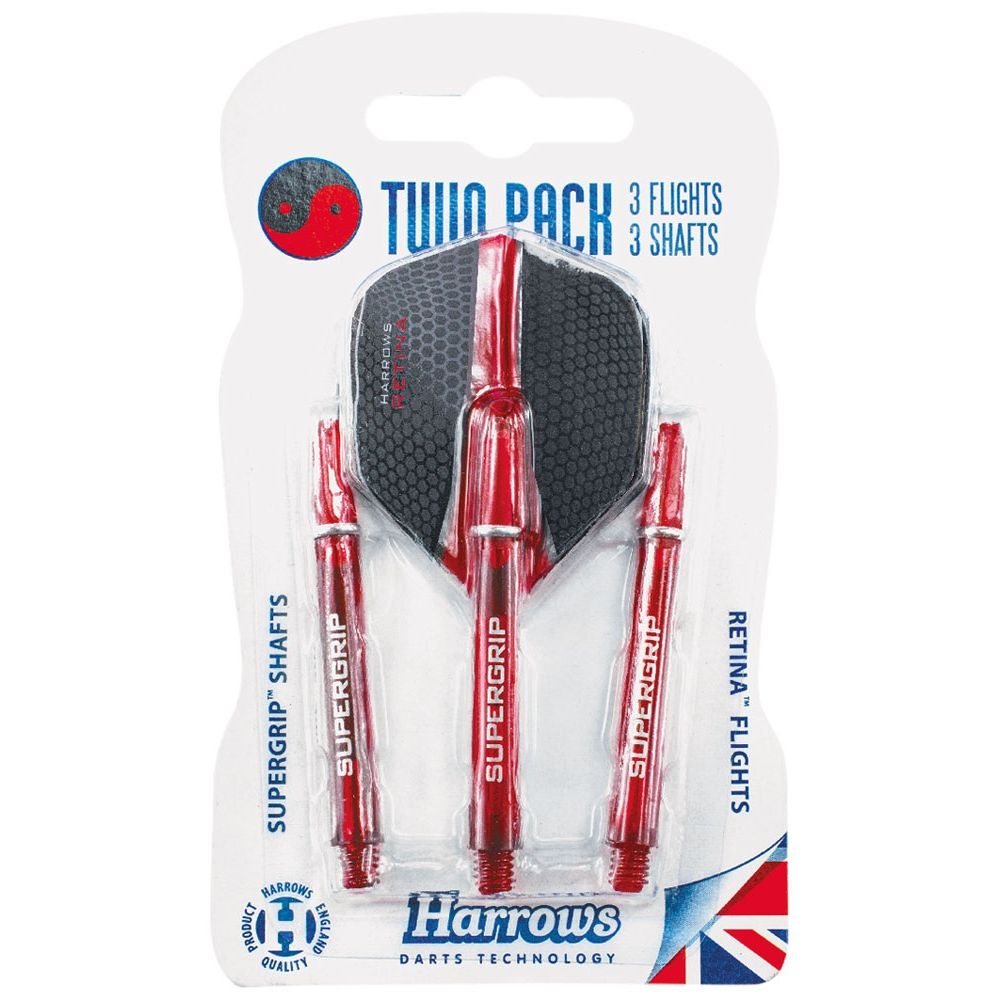 Harrows Twin Pack Dart Flight