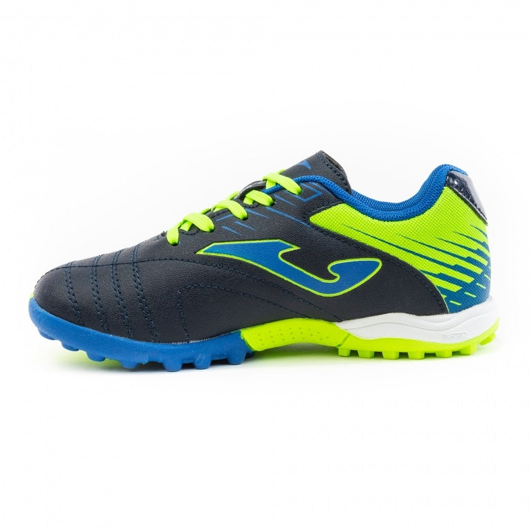 Joma Toledo Junior TF Astro Turf (Navy Blue Lime)