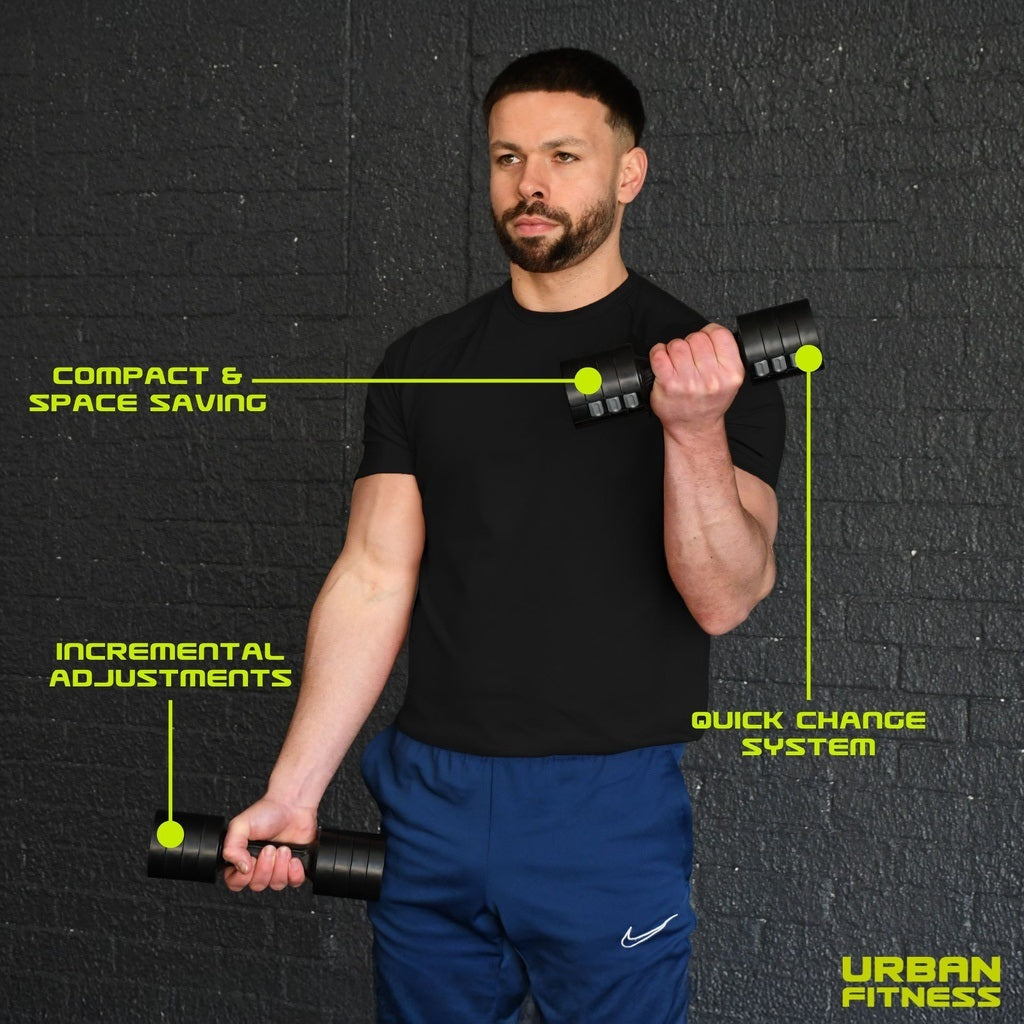 Urban Fitness .5kg Adjustable Dumbbell Set