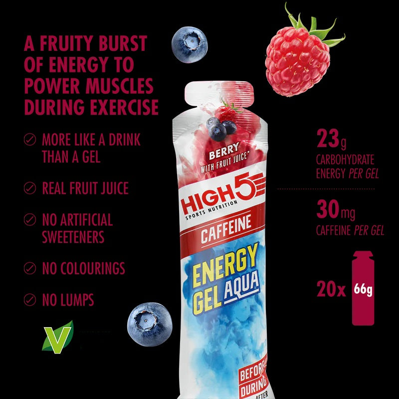High5 Aqua Energy Gel Caffeine Berry