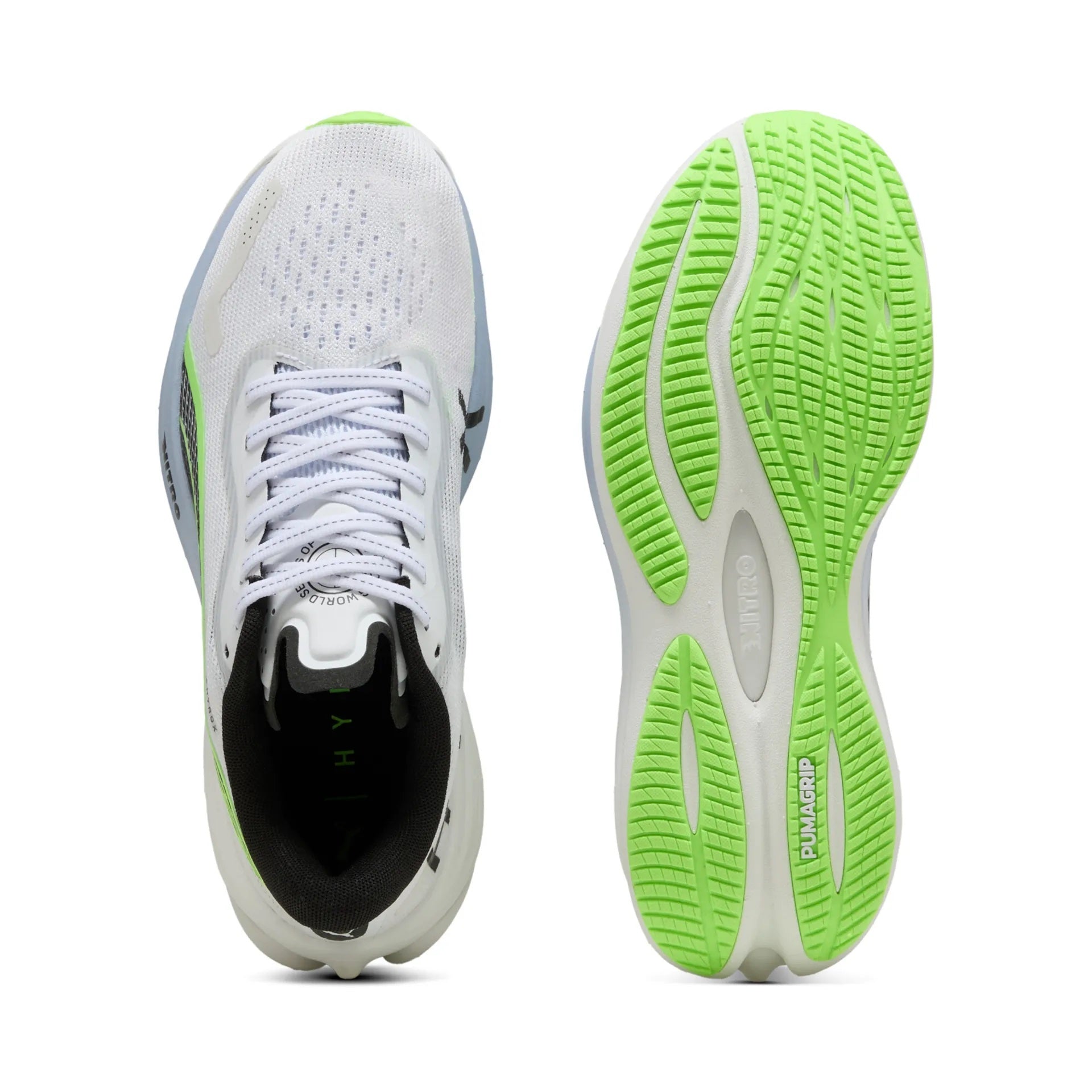 Puma Velocity Nitro Hyrox Women's Running Shoes White Green