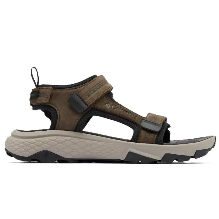 Columbia Mens Peakfreak Rush Sandal LEA Cordovan Pebble