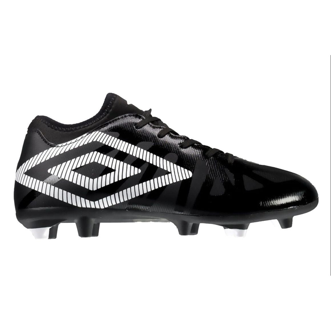 Umbro Ventura Firm Ground Junior Football Boots Black White