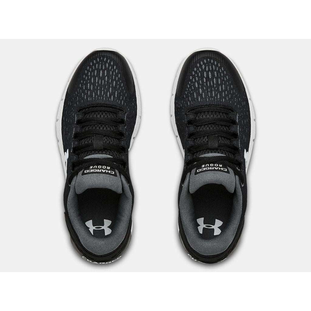 Under Armour Charged Rogue Junior Running Shoes Black White