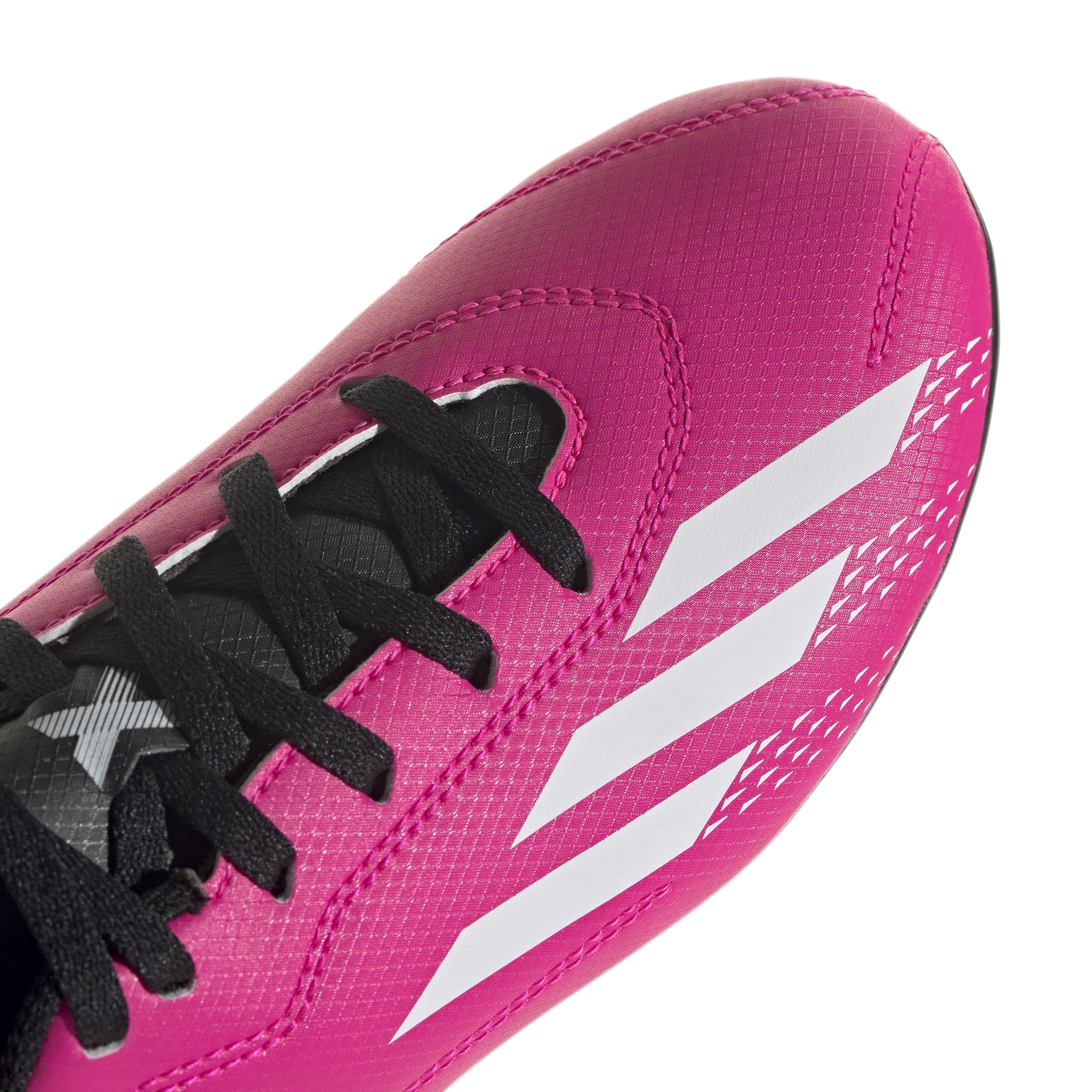 Adidas X Speedportal.4 Firm Ground Junior Football Boots Shock Pink Cloud White