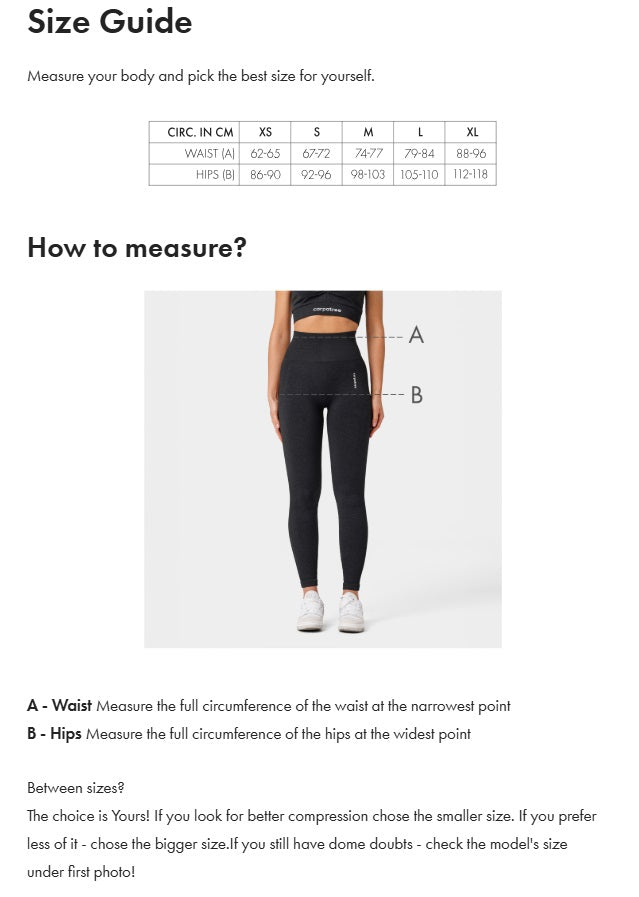 Carpatree Allure Seamless Leggings Black