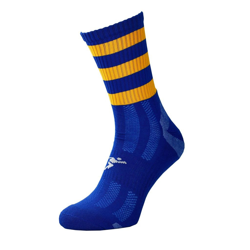 Precision Pro Hooped GAA Mid Socks Royal Amber
