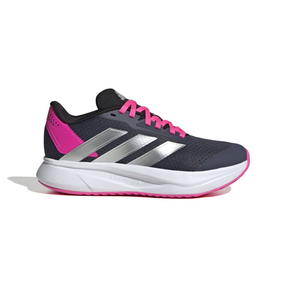 Adidas Duramo Kids Running Shoes Navy Silver Pink