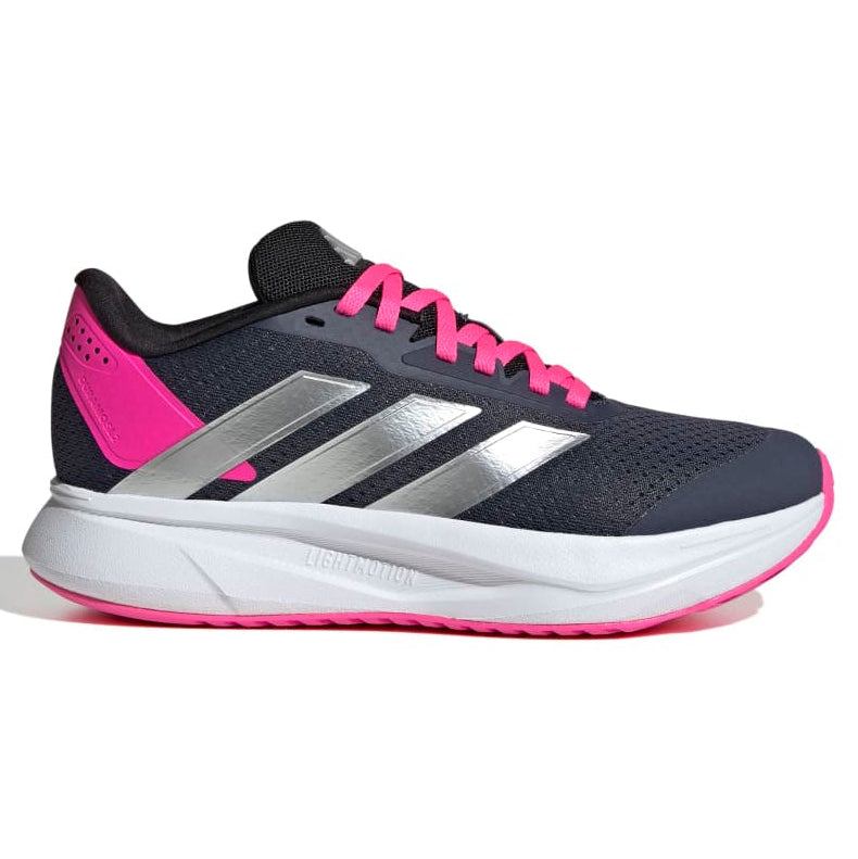 Adidas Duramo Kids Running Shoes Navy Silver Pink