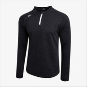 Gaelic Armour 1/2 Zip Round Neck Sweat Black Marl