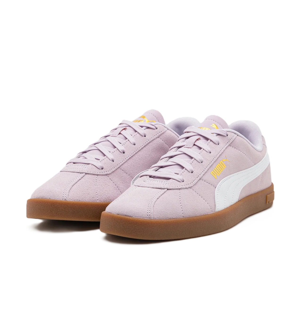Puma Club II Womens Shoes Lilac Frost Puma White Gold