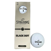 Spalding Black Dot Golf Balls 3 Pack