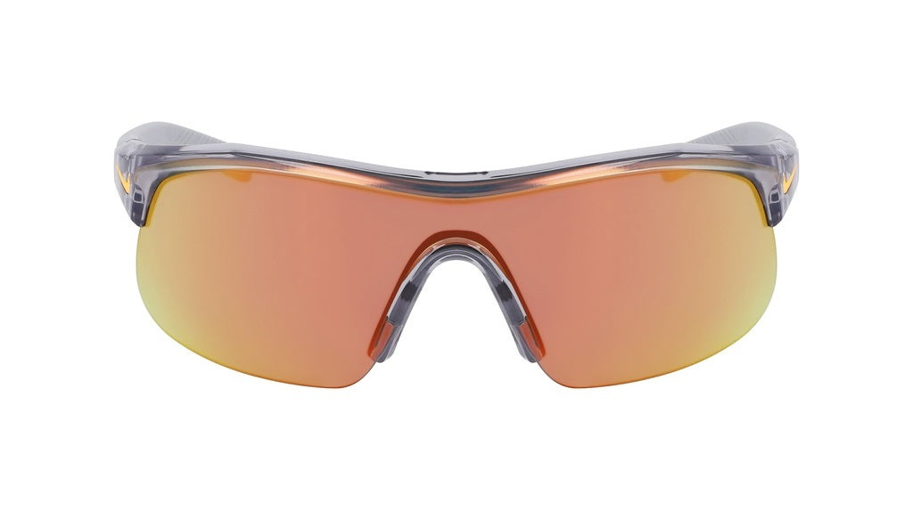 Nike Show Performance Sunglasses Wolf Grey Orange Mirror