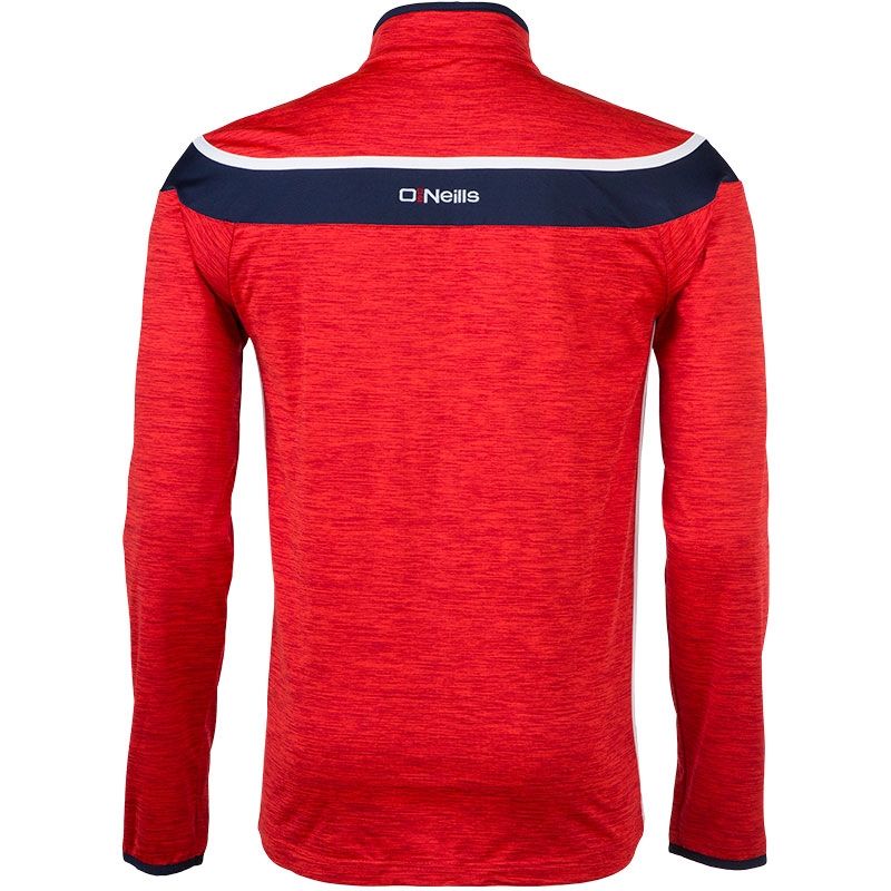O'Neills Slaney 3 Stripe Half Zip (Melange Red Navy White)