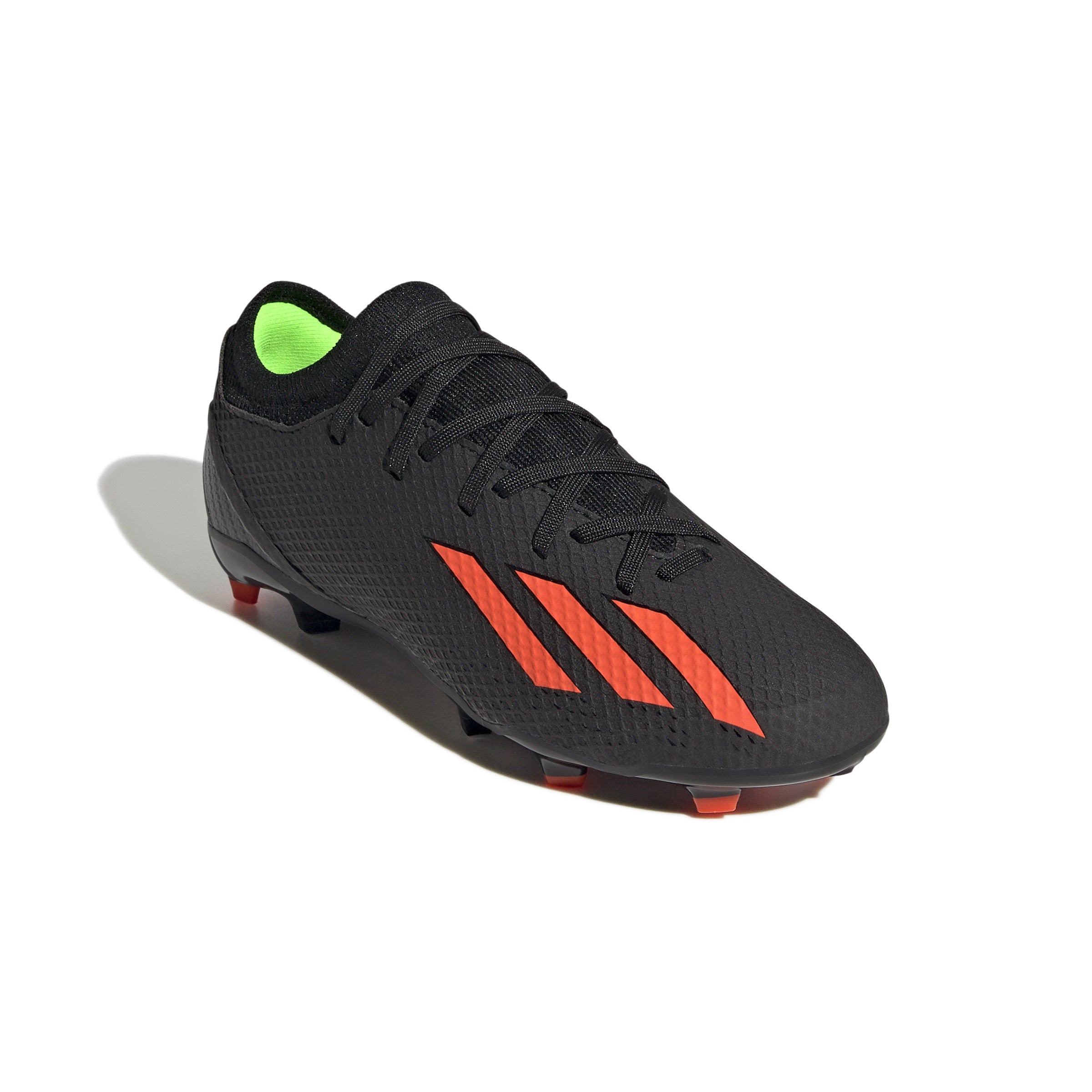 Adidas X Speedportal.3 Firm Ground Junior Football Boots Black Solar Red