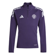 Adidas Manchester United Tiro 25 Training Top Kids Purple