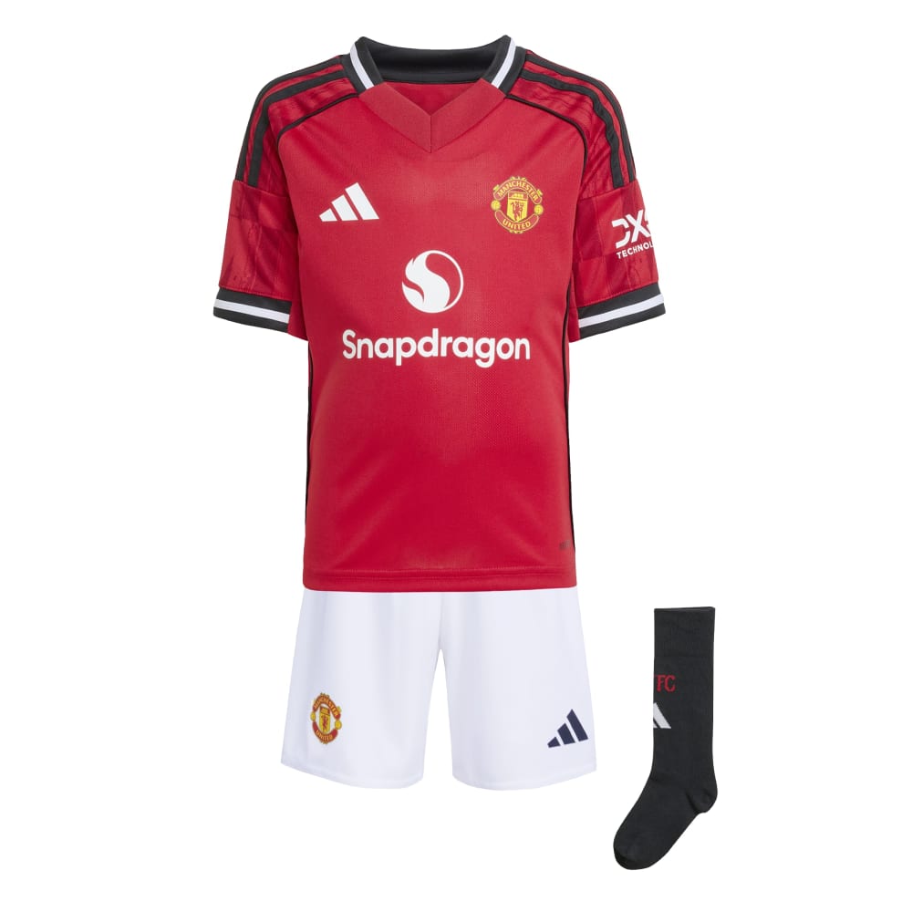 Adidas Manchester United 25/26 Home Mini Kit