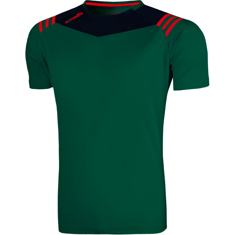 O'Neills Colorado Poly Tee (Bottle Navy Red)