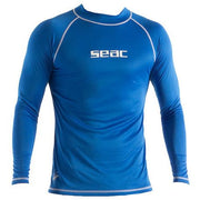 Seac T Sun Rash Vest Men' Blue Long Sleeve