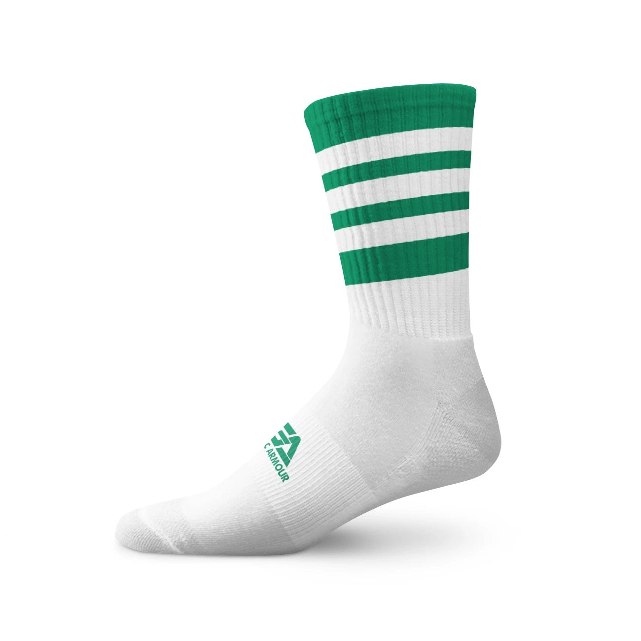 Gaelic Armour Elite Midi Sock (Green White Hoops)