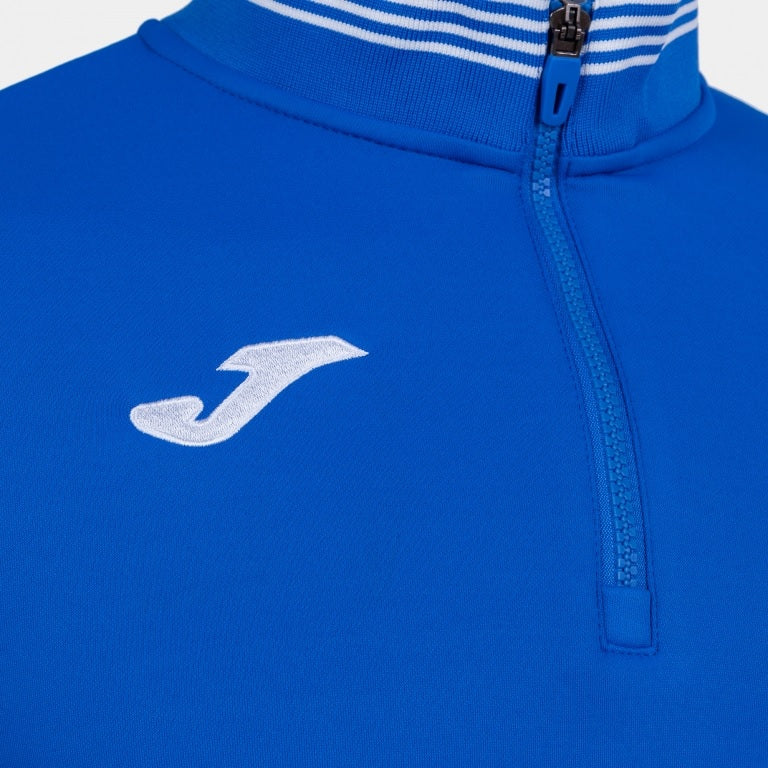 Joma Campus III Half Zip Sweat Shirt (Royal White)