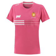 O'Neills Clare GAA Women's Nepal T-Shirt Pink White