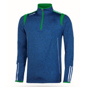 O'Neills Solar 3 Stripe Brushed Half Zip (Melange Navy Green White)
