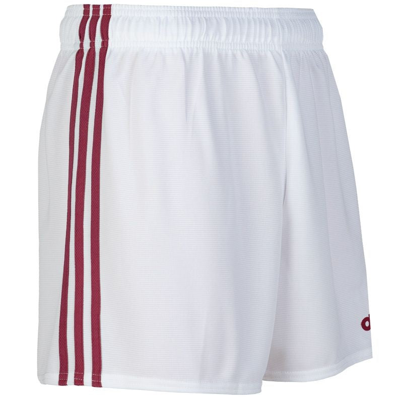 O'Neills Mourne Shorts White Maroon