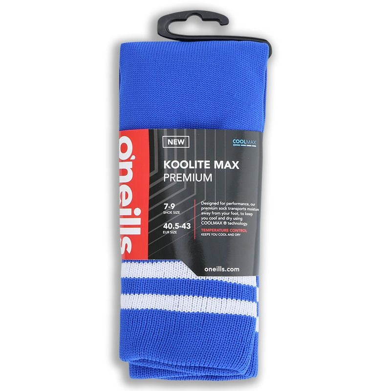 O'Neills Koolite Max Premium Sports Socks Bars Royal White