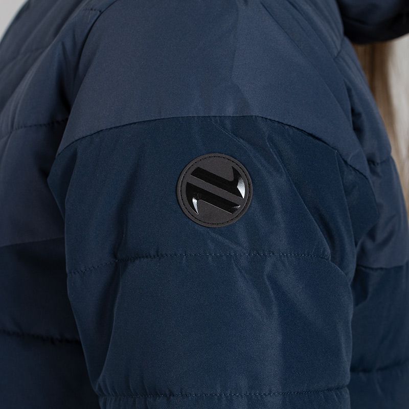 O'Neills Women's Maddox Hooded Padded Jacket Navy