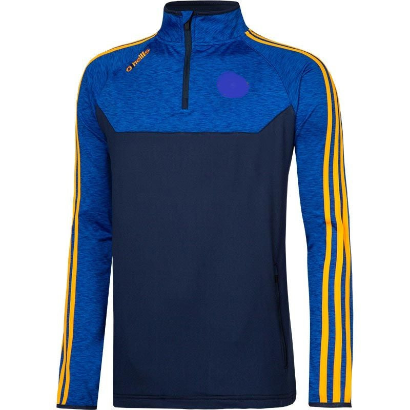 O'Neills Kasey 3 Stripe Brushed Half Zip (Navy Melange Royal Amber)