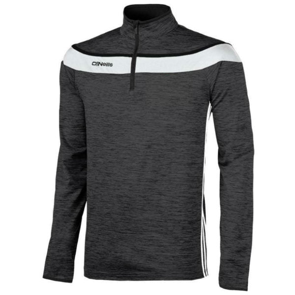 O'Neills Slaney 3 Stripe Half Zip (Melange Black White)